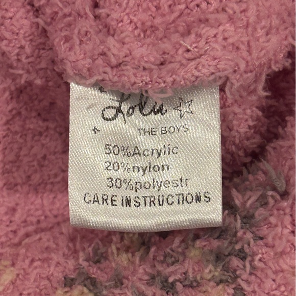 Lola + the Boys Pink Fuzzy Smiley Emoji Matching Set 🙂 - Picture 14 of 16
